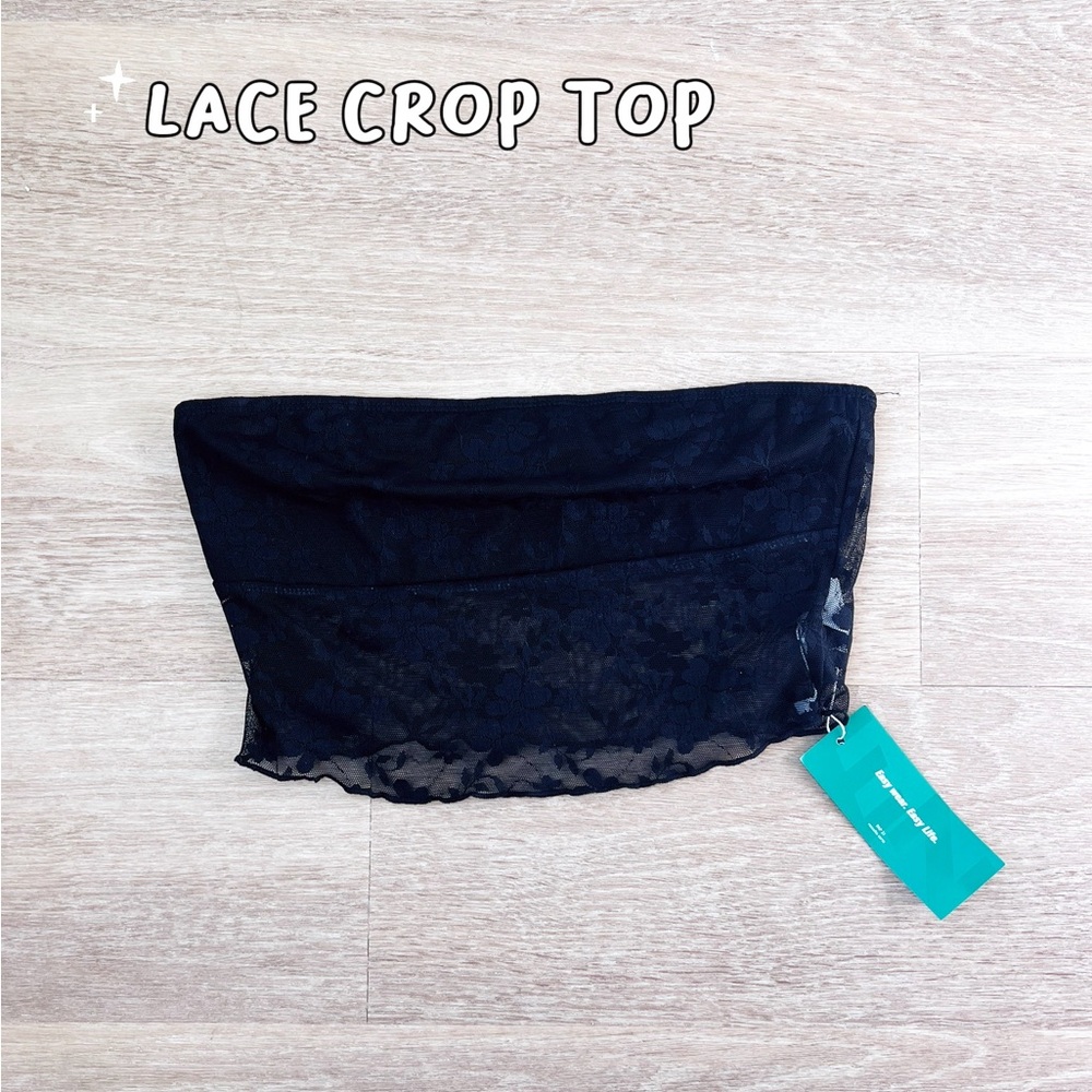 Lace crop top